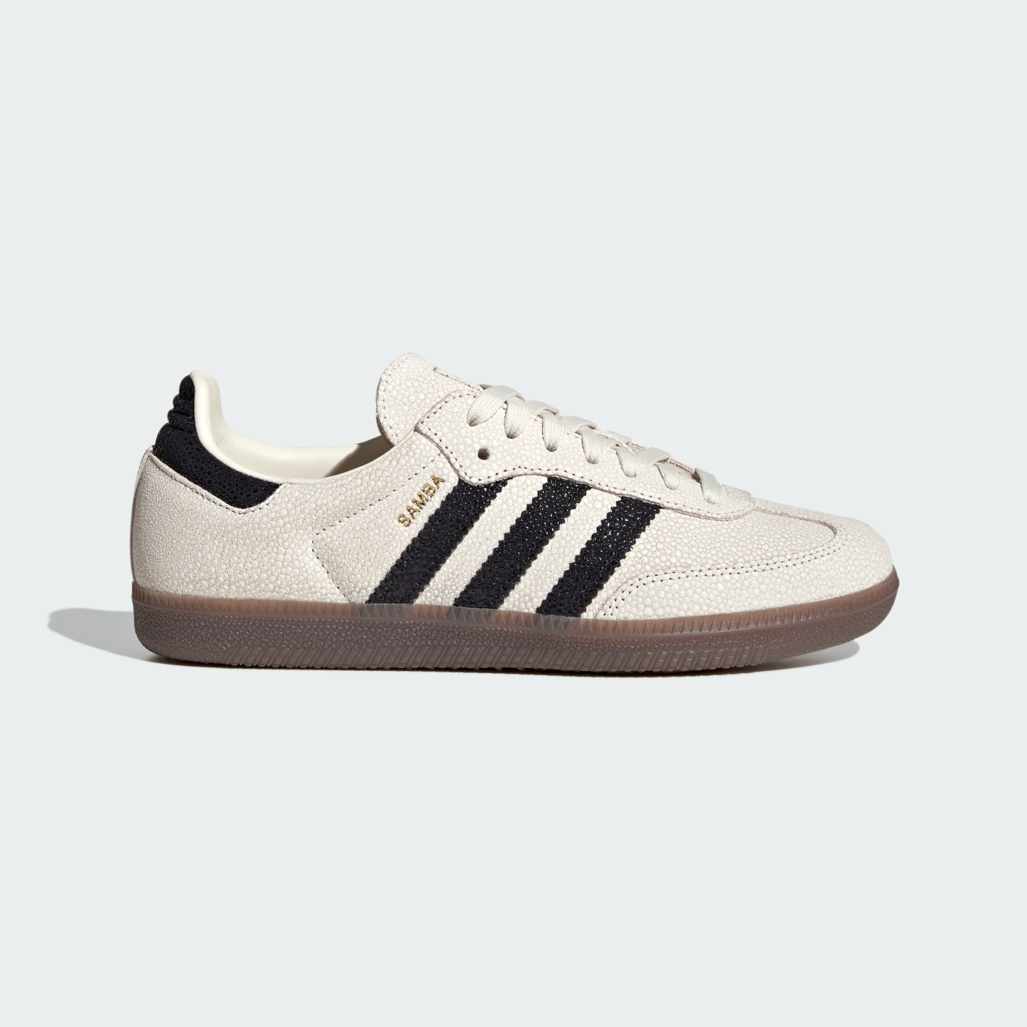 adidas SAMBA OG SHOES - Cloud White / Core Black / Gum (KJ7435) - View 3