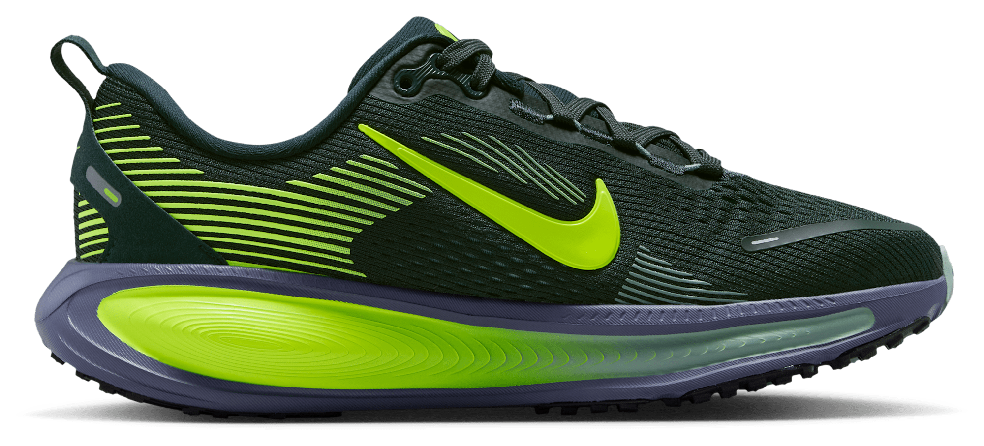 Nike Vomero 18 童款 - Seaweed/Volt/Sanded Purple - Image 1