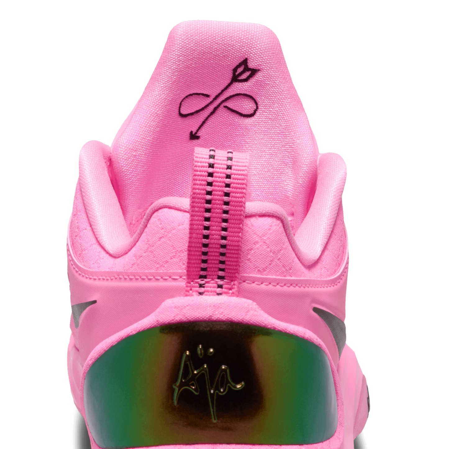 Nike A'ja Two 童款 - Black/Pink/A Pink - Image 9
