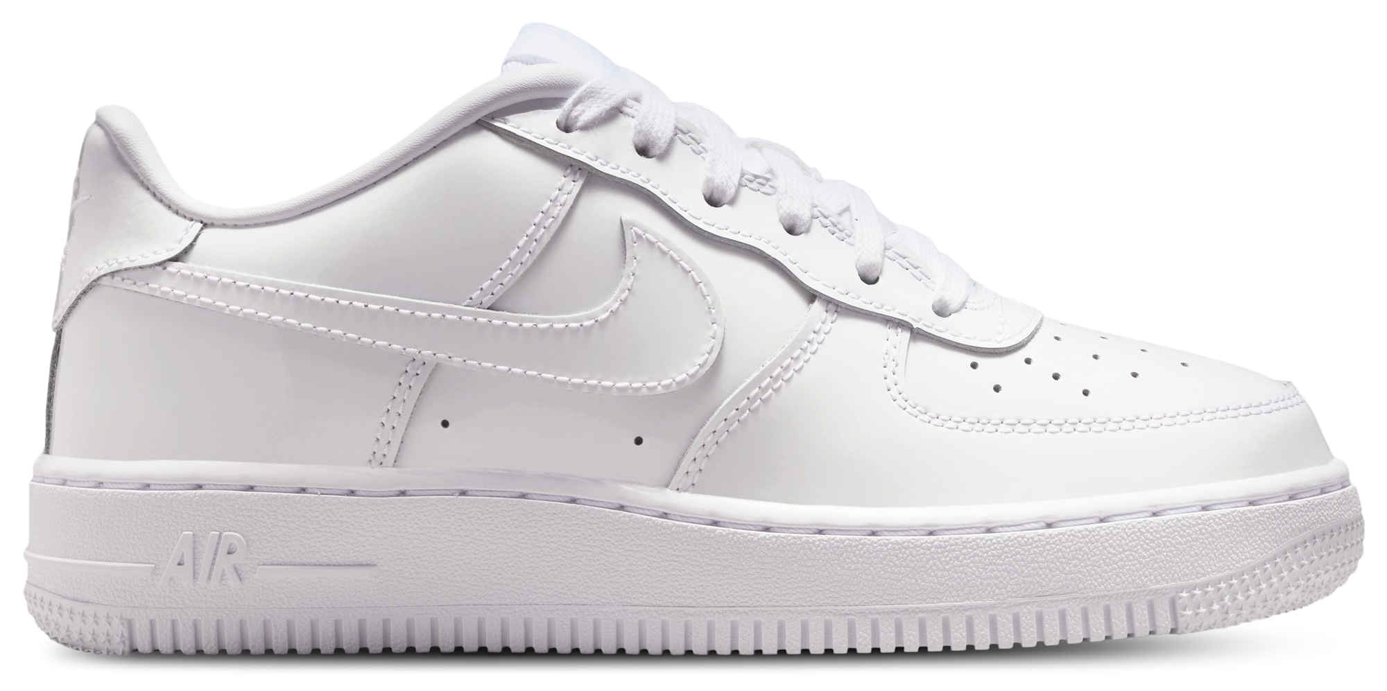 Nike Air Force 1 Low 童款 - White/White - Image 1
