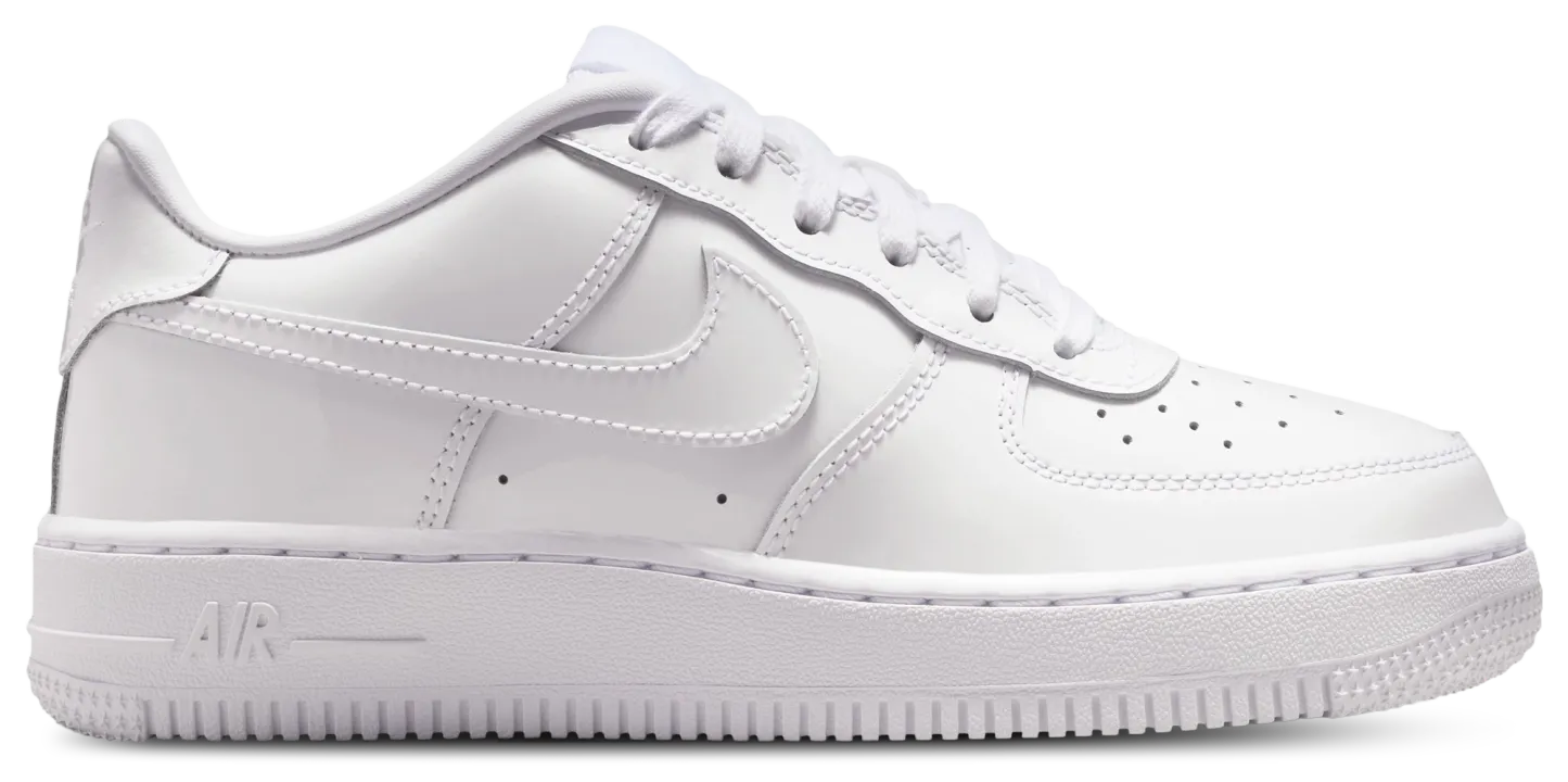 Nike Air Force 1 Low 童款 - White/White - Image 1
