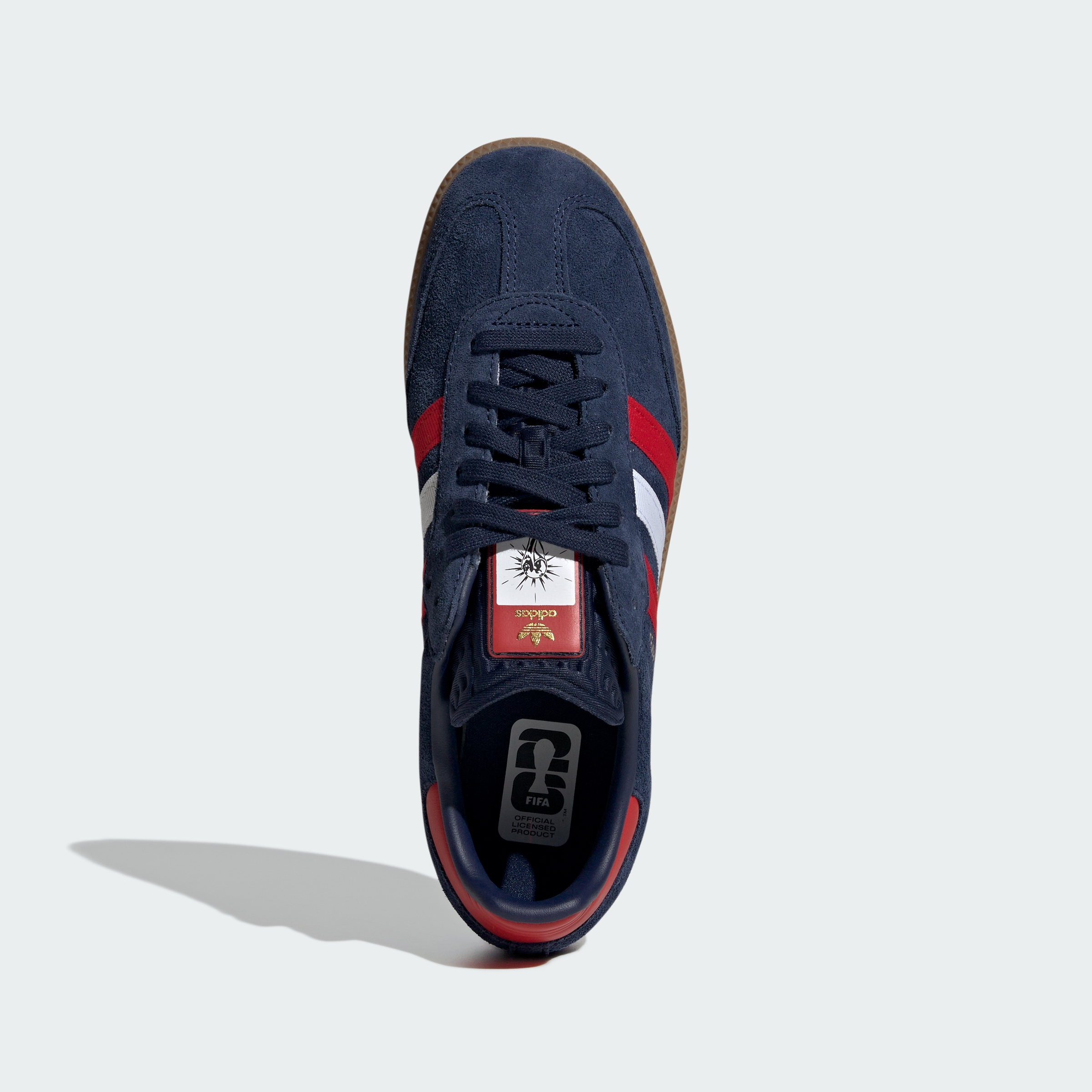 adidas Samba OG Shoes - Night Indigo / Better Scarlet / Cloud White - View 4