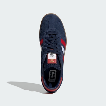 adidas Samba OG Shoes - Night Indigo / Better Scarlet / Cloud White - View 4