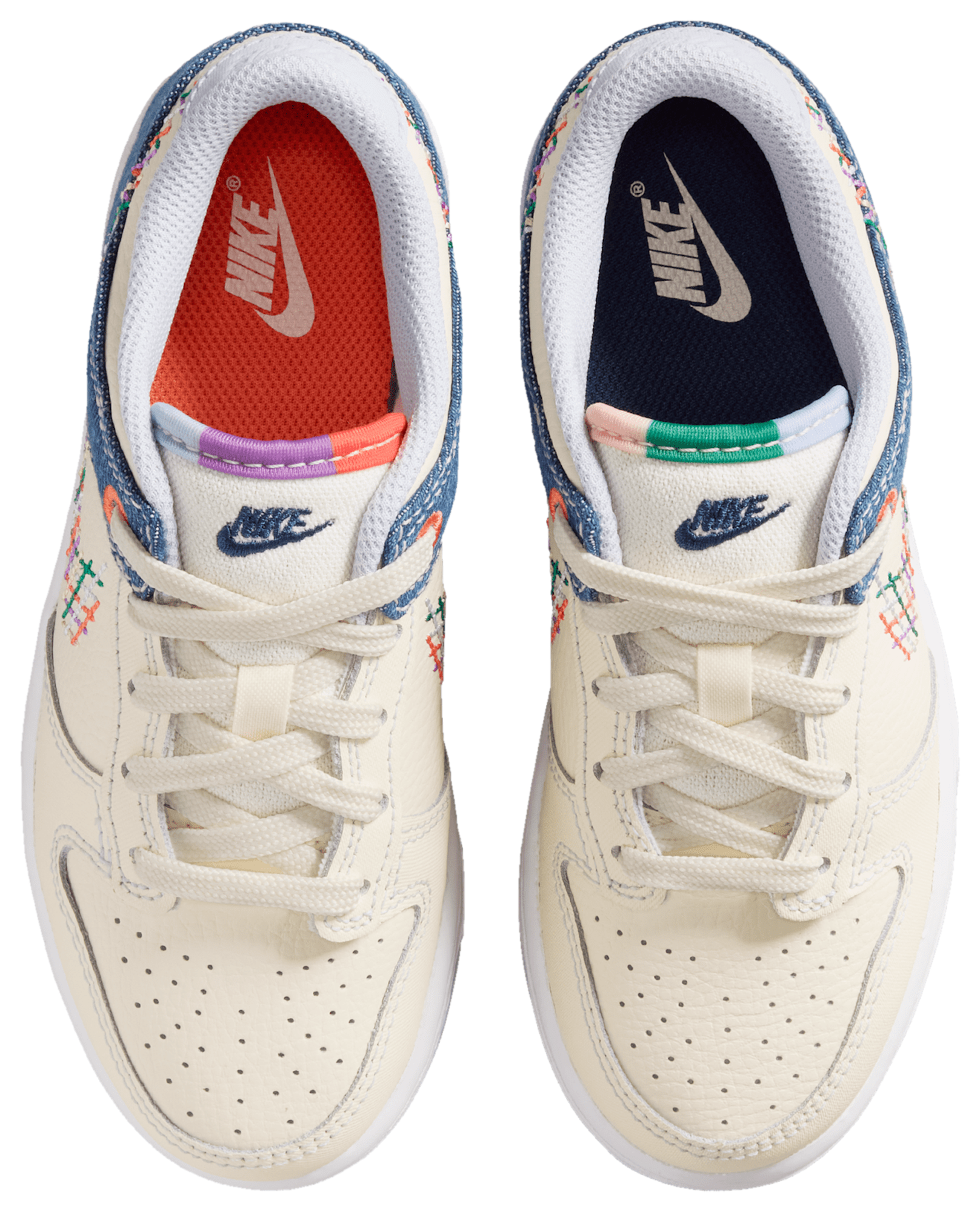 Nike Dunk Low 童款 - Soft Pearl/Multicolor (R1826022) - Image 4