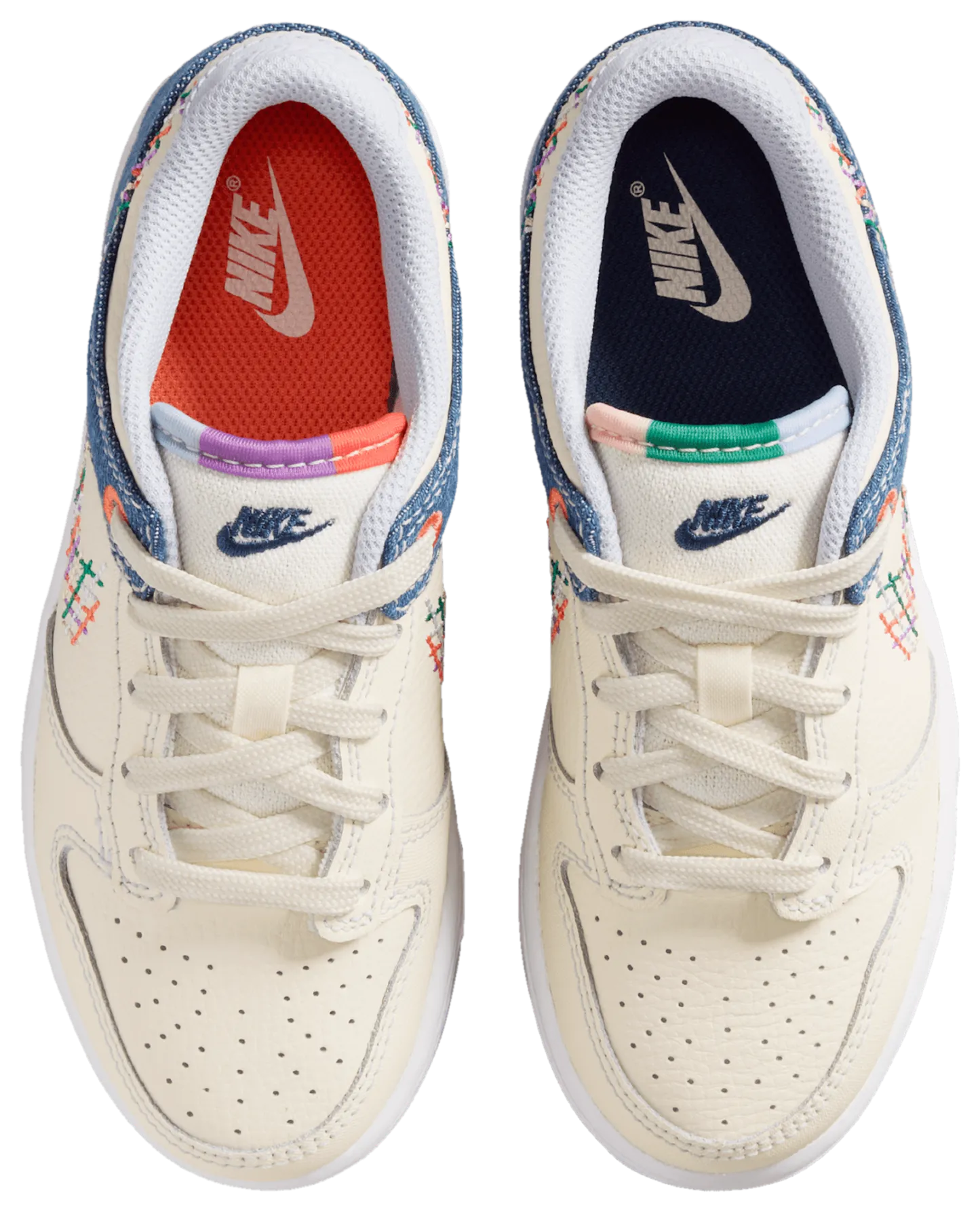 Nike Dunk Low 童款 - Soft Pearl/Multicolor (R1826022) - Image 4