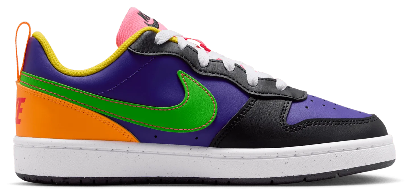 Nike Court Borough Low Recraft 童款 - Court Purple/Green Strike/Court Purple - Image 1