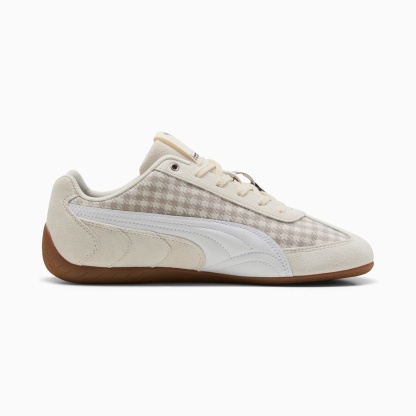 Porsche Legacy Speedcat Pepita Sneakers - Mouse Gray-Alpine Snow - 5