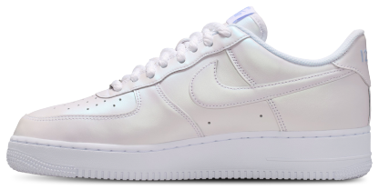 Nike Air Force 1 '07 Premium - White/Blue/Silver - Image 2