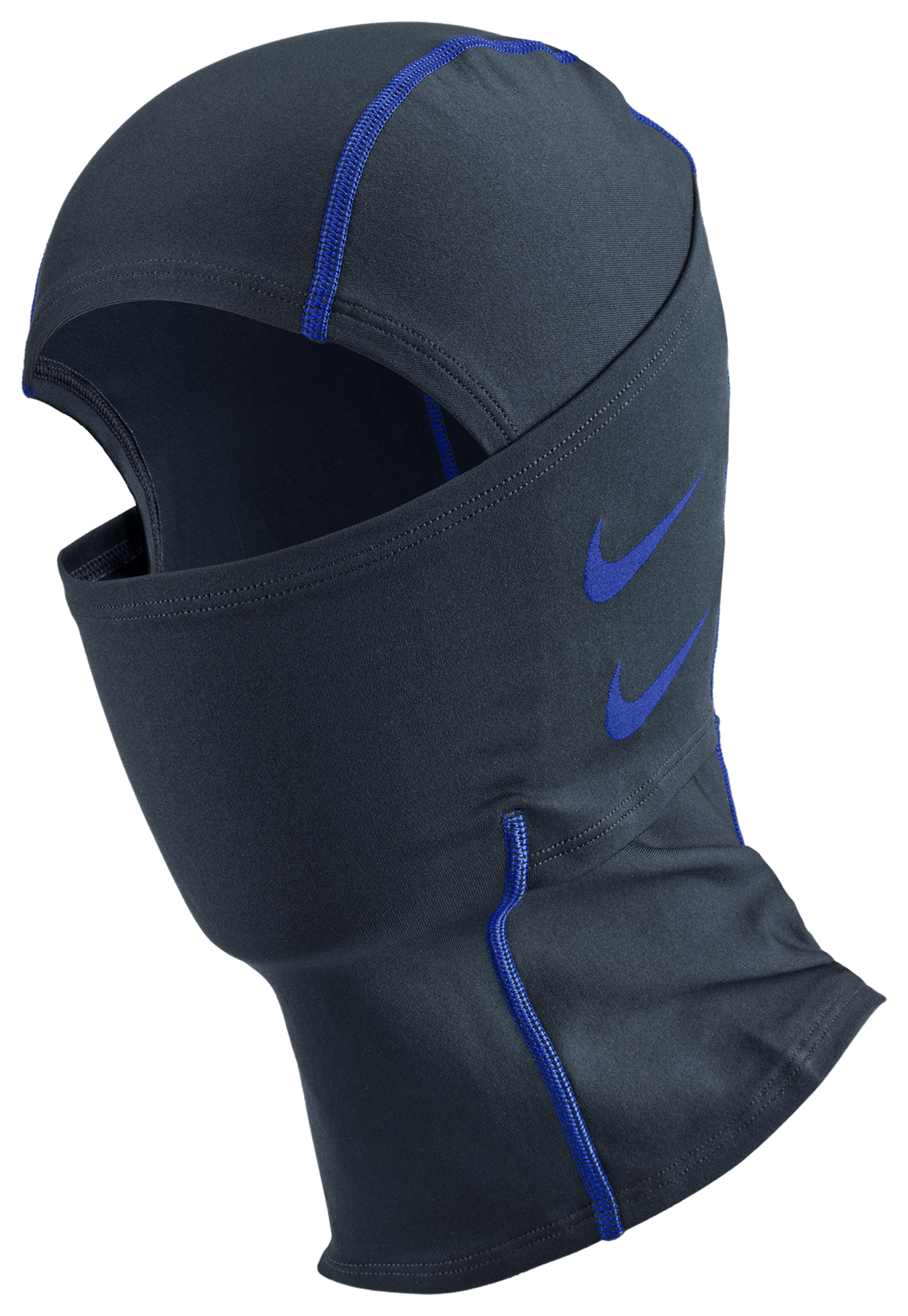 Nike Knit Hyperwarm Graphic Hood 2.0 - Obsidian/Royal Blue - Image 1
