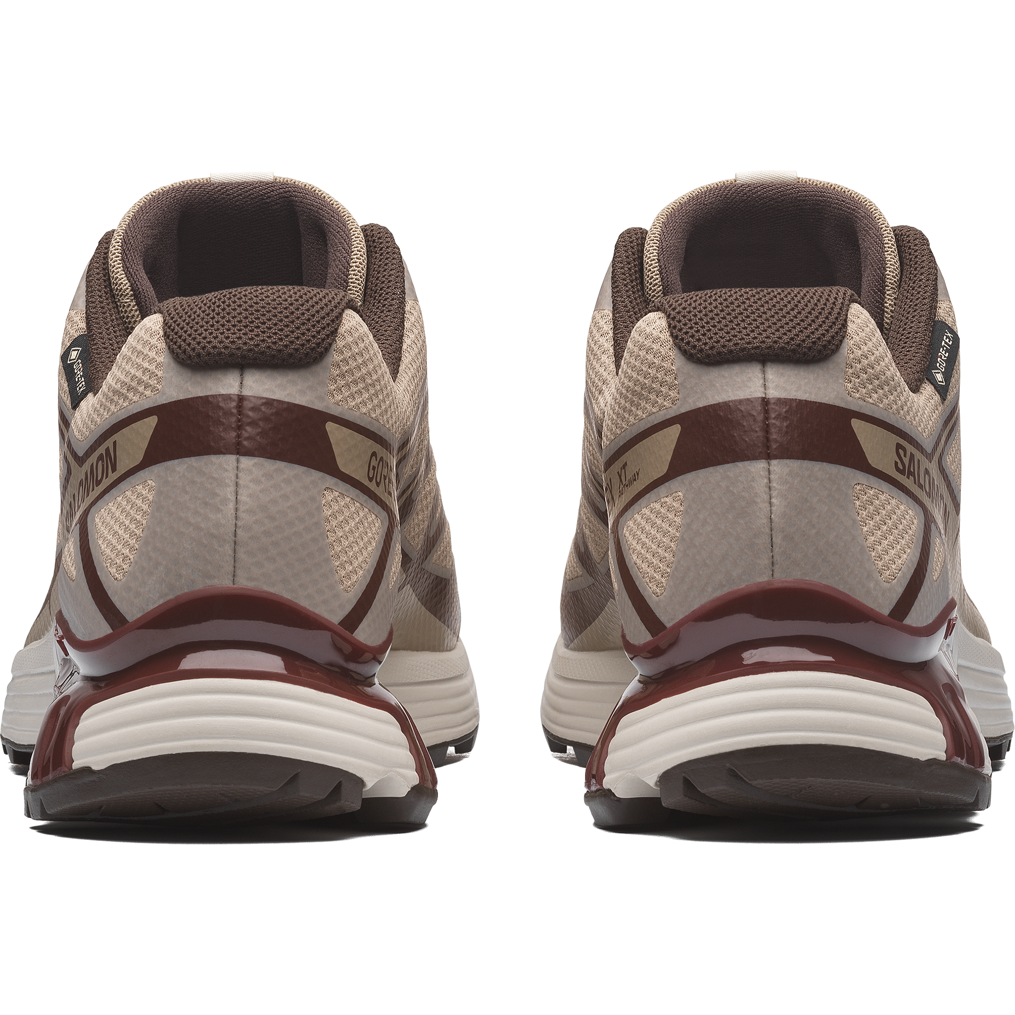 Salomon XT-PATHWAY GORE-TEX - Desert Tan / Bitter Chocolate / Rainy Day - View 4