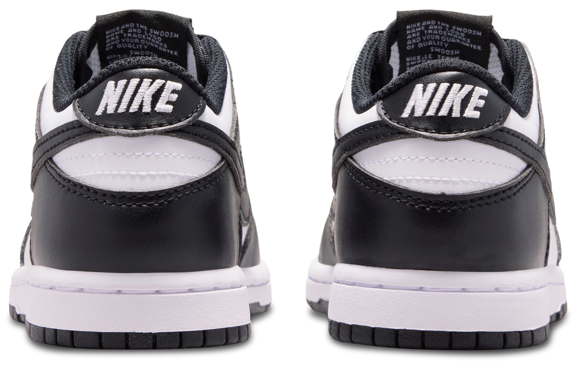Nike Dunk Low N 童款 - Black/White - Image 3