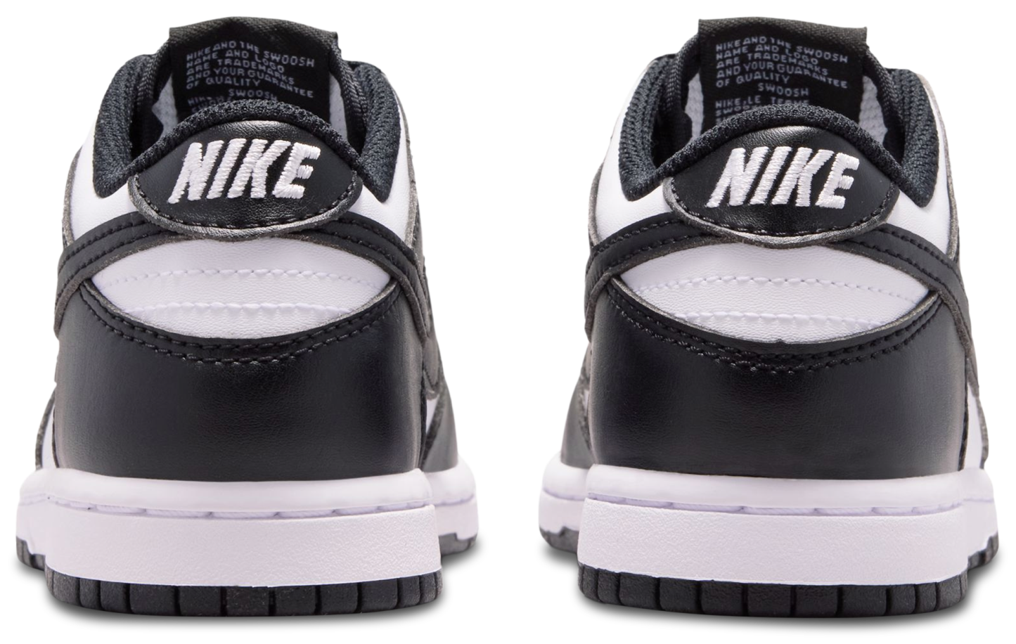 Nike Dunk Low N 童款 - Black/White - Image 3