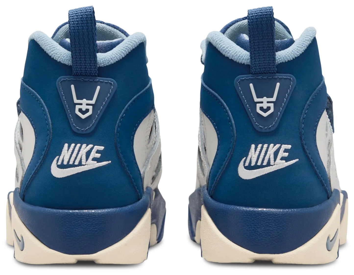 Nike Air Diamond Turf II 童款 - Sail/Mystic Navy/Blue Grey - Image 3