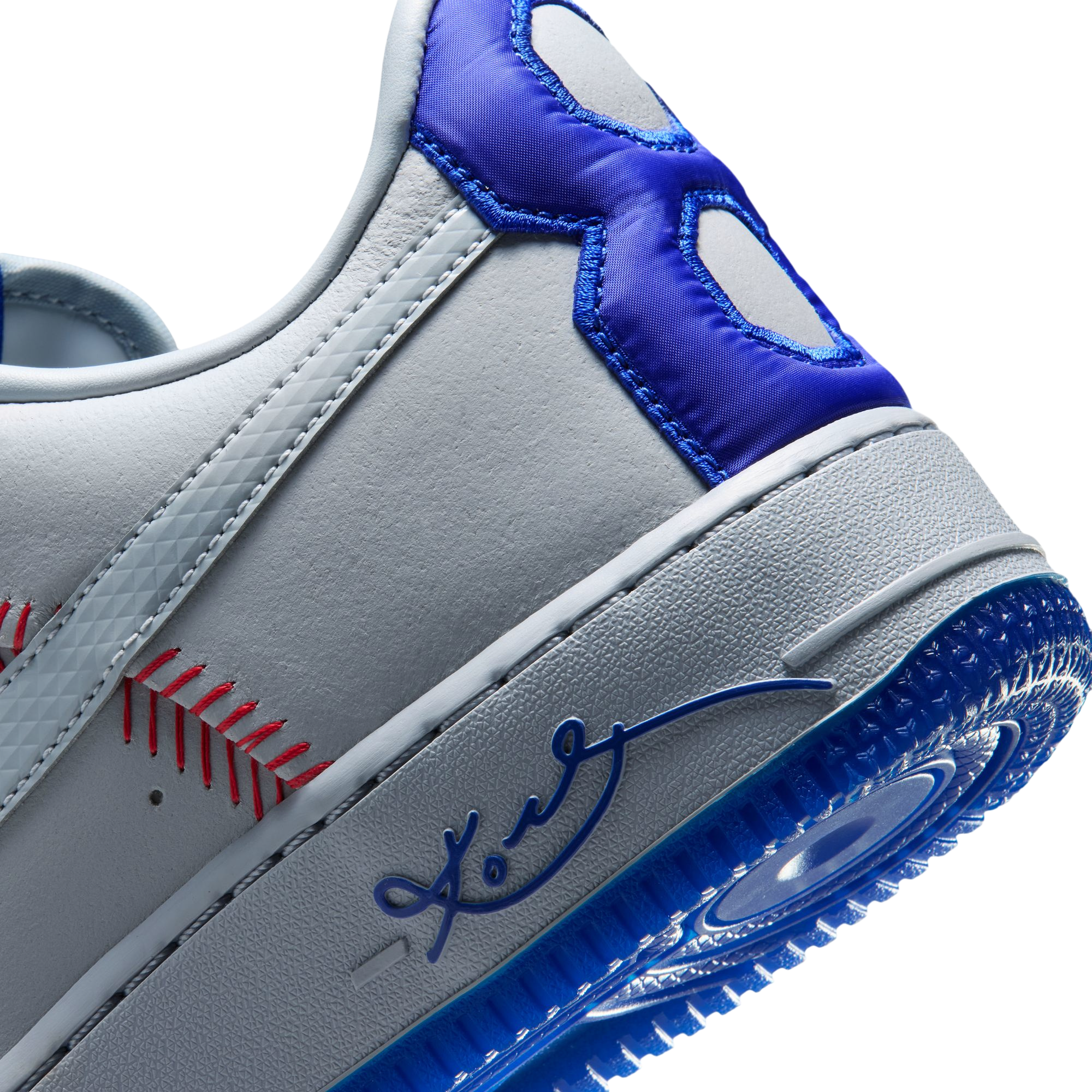 Nike Air Force 1 Kobe Protro Low - Wolf Grey/Wolf Grey/Rush Blue - Image 7