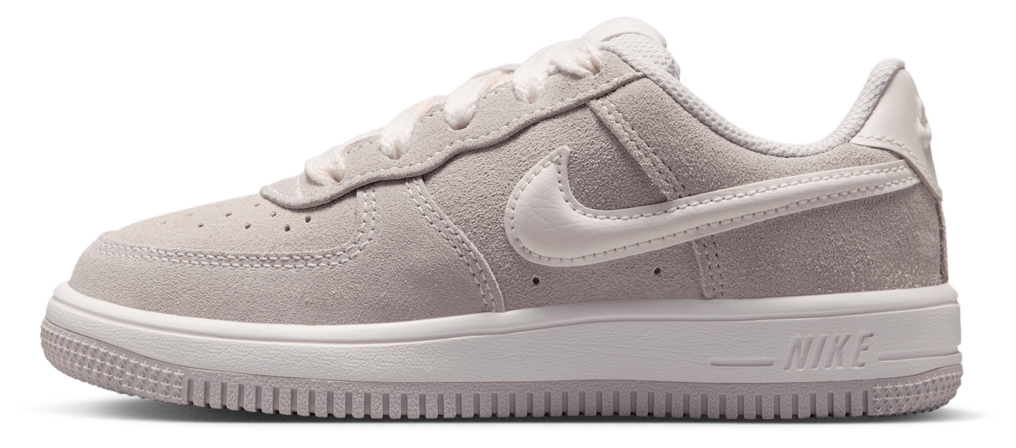 Nike Air Force 1 Low 童款 - Grey/White - Image 2