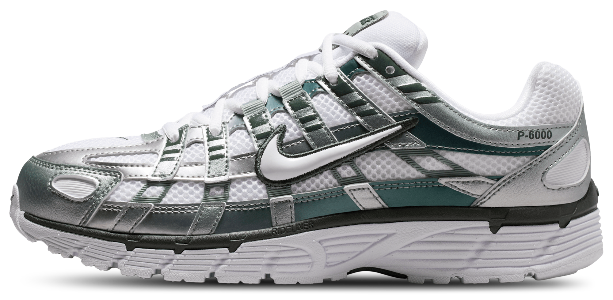 Nike P-6000 - White/White/Mica Green - Image 2