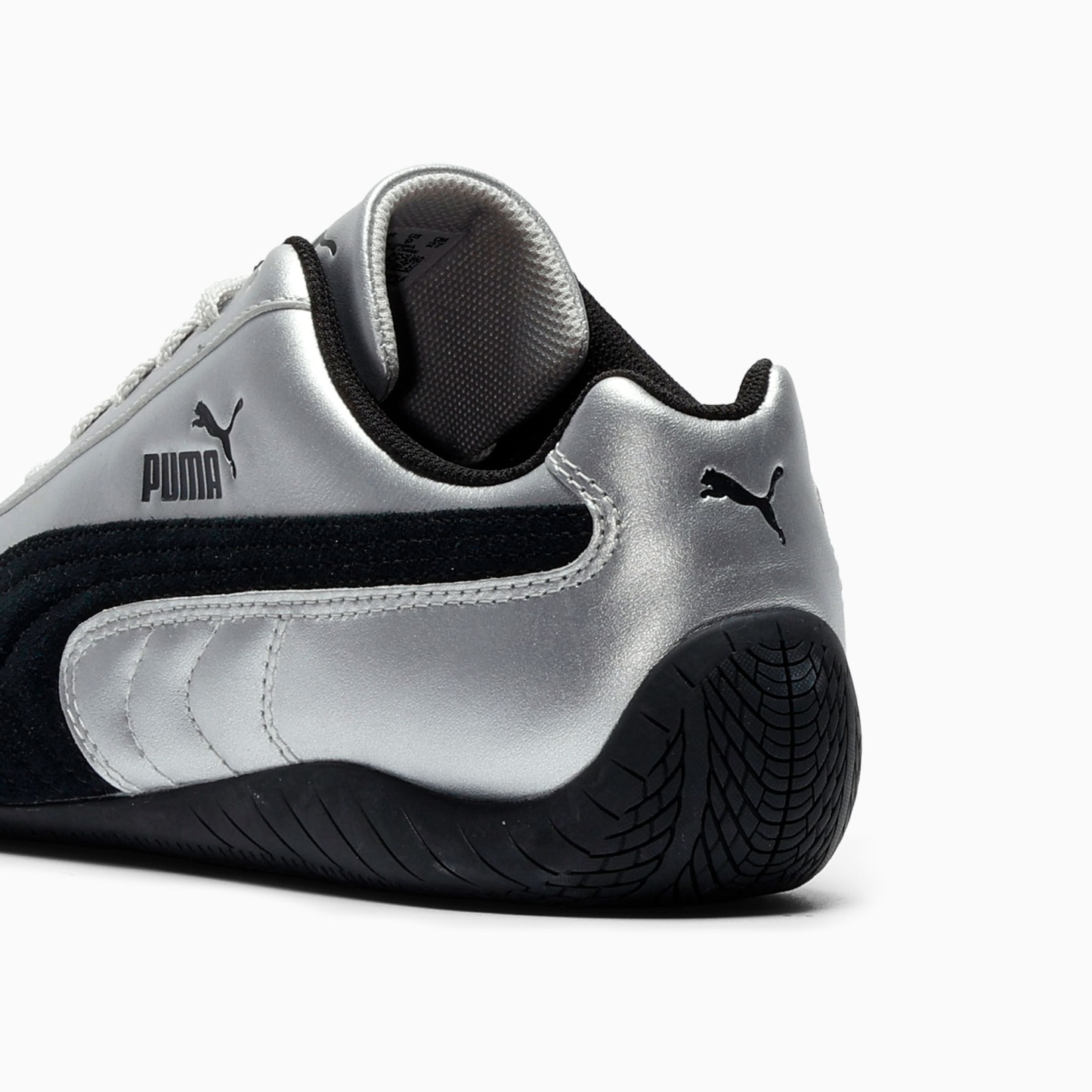 Speedcat Metallic Women's Sneakers - PUMA Silver-PUMA Black - 5