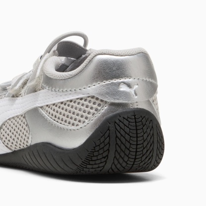 Speedcat Go Metallic Little Kids' Easy On Sneakers - PUMA Silver-PUMA White-PUMA Black - 3