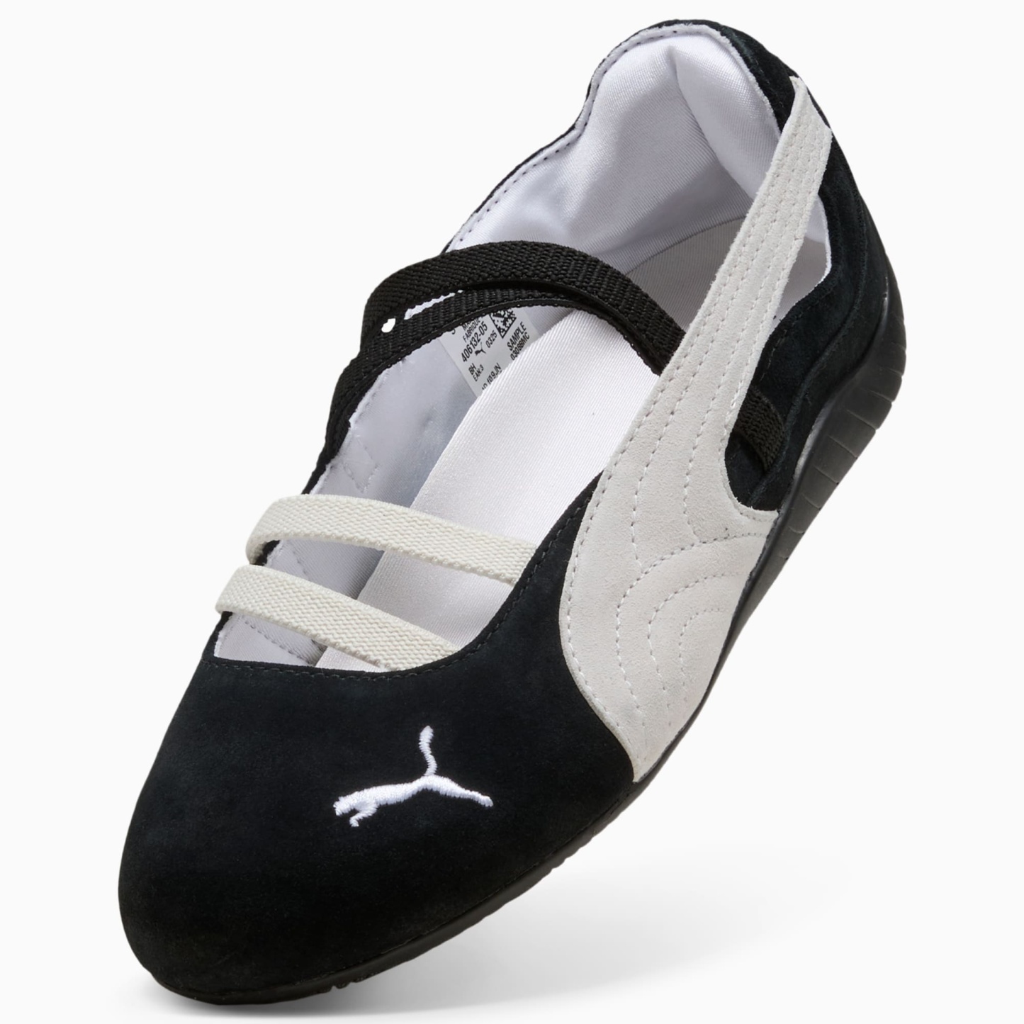 Speedcat Ballet Suede Big Kids' Sneakers - PUMA Black-PUMA White-Warm White - 8