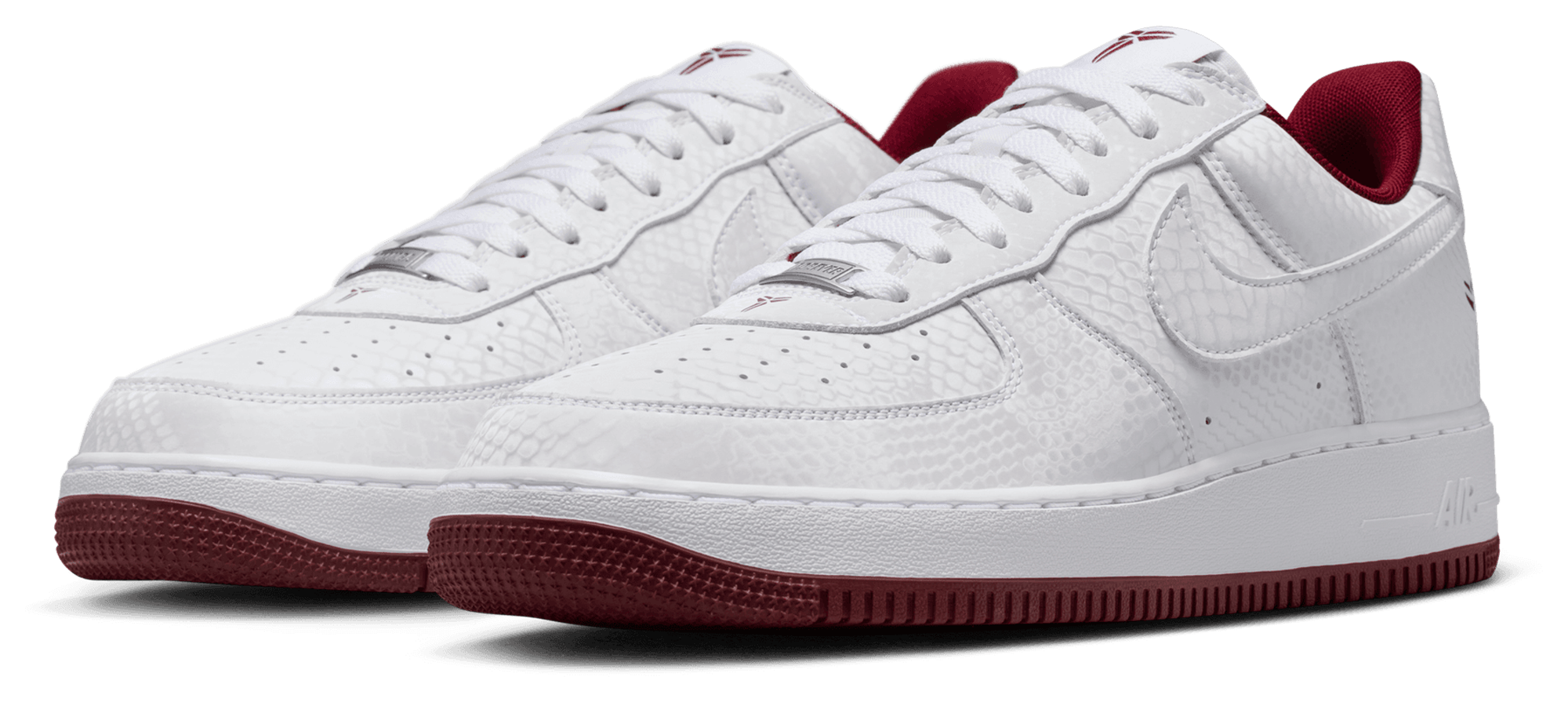 Nike Kobe Air Force 1 Low - Team Red/White - Image 6