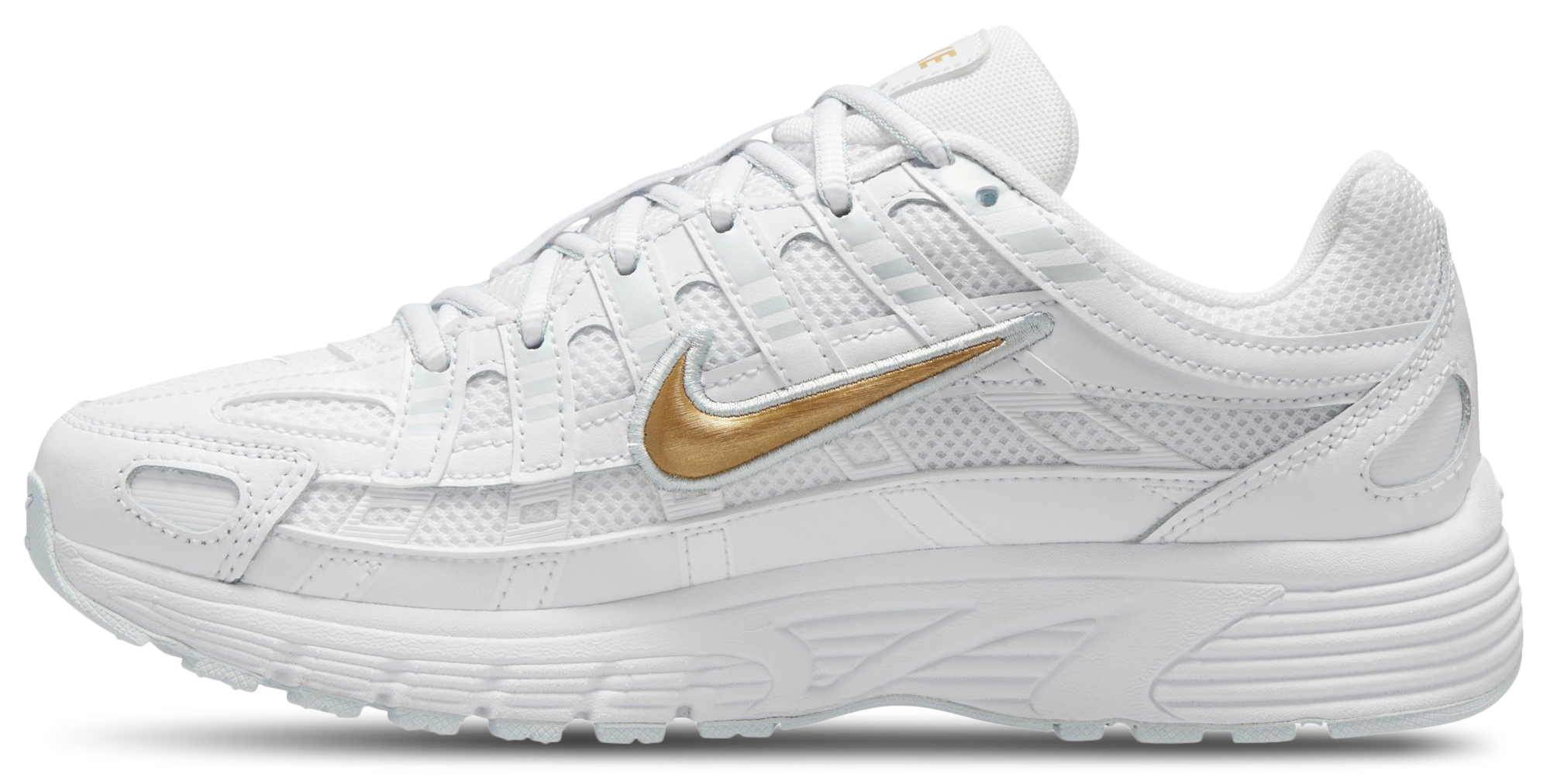 Nike P-6000 童款 - White/Metallic Gold - Image 2