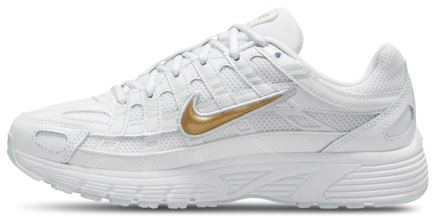 Nike P-6000 童款 - White/Metallic Gold - Image 2
