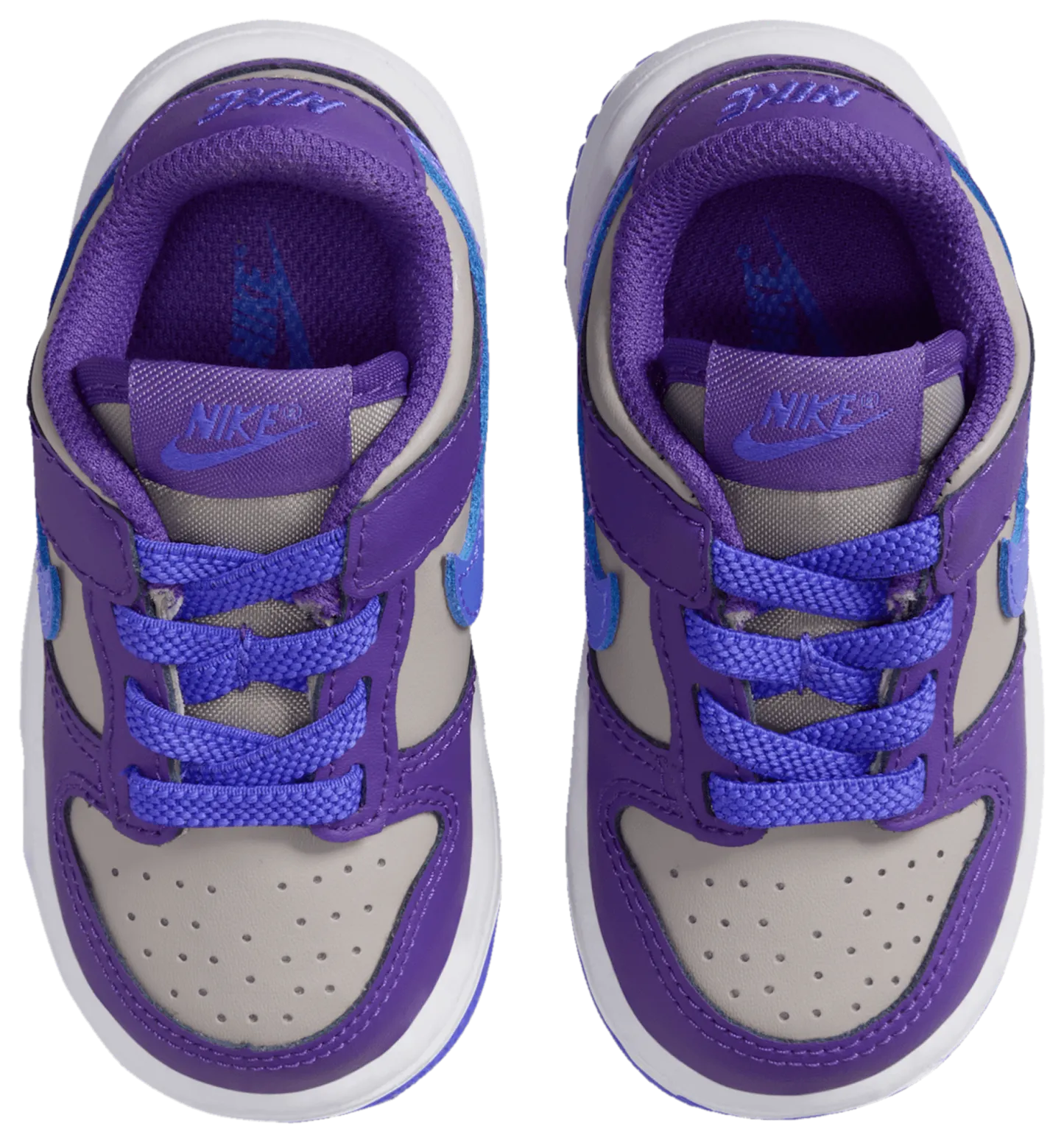Nike Dunk Low 童款 - College Grey/Persian Violet/Wild Grape - Image 4