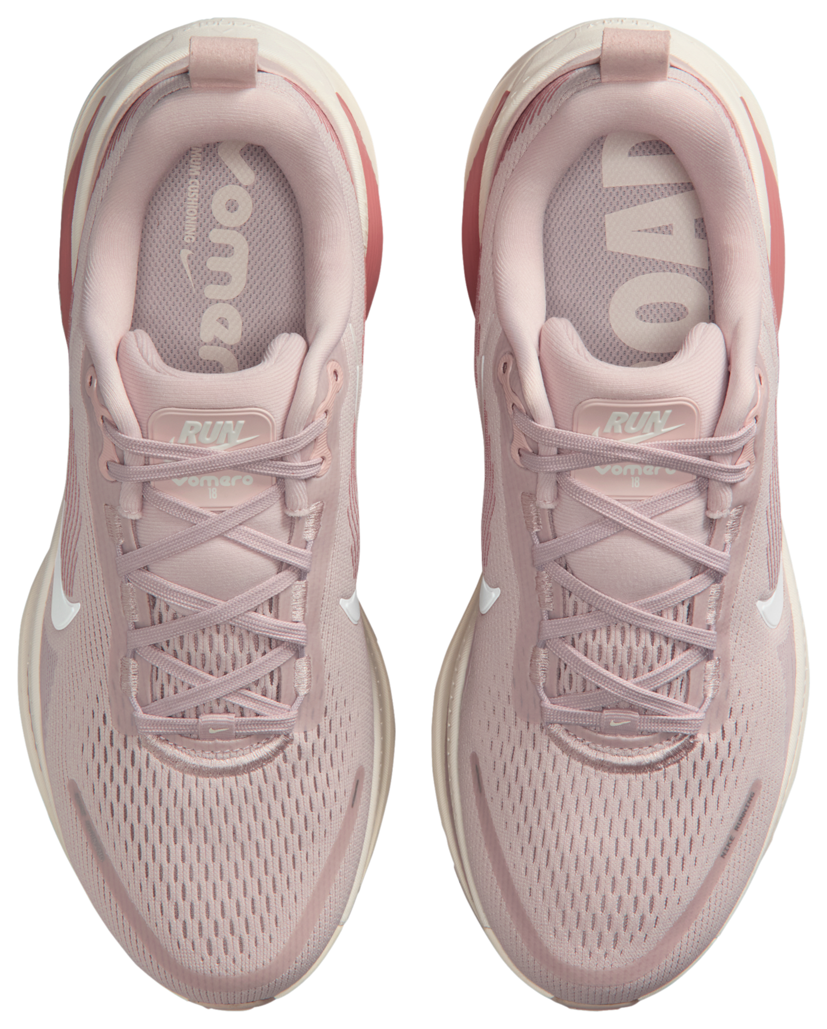 Nike Vomero 18 - Chalk/Silt Red/Red Stardust - Image 4