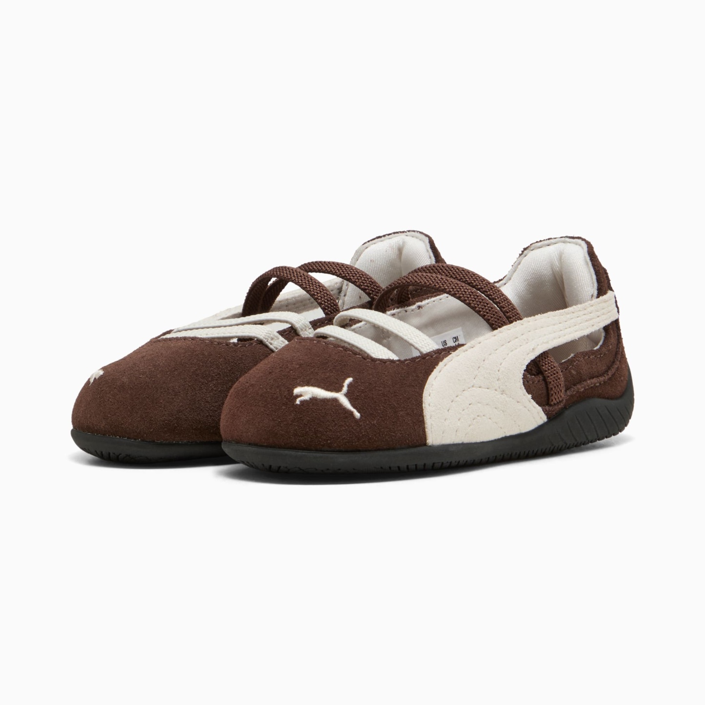 Speedcat Ballet Toddlers' Sneakers - Chestnut Brown-Warm White - 2