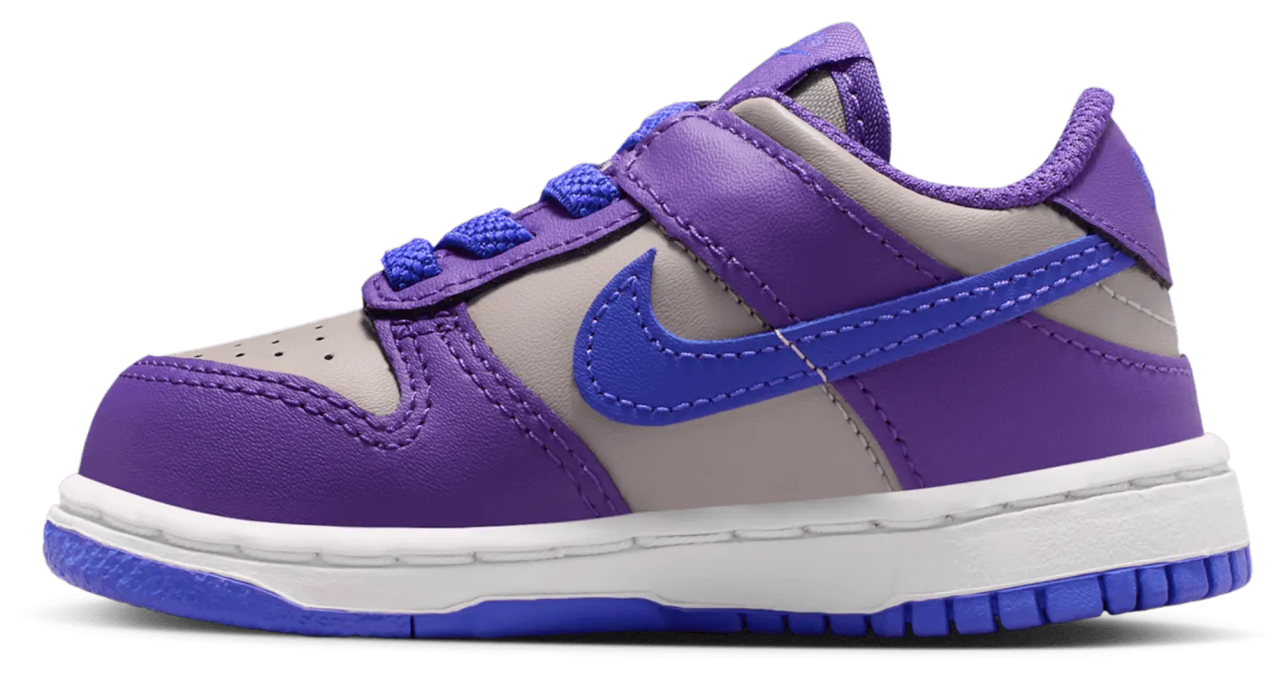 Nike Dunk Low 童款 - College Grey/Persian Violet/Wild Grape - Image 2
