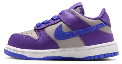 Nike Dunk Low 童款 - College Grey/Persian Violet/Wild Grape - Image 2
