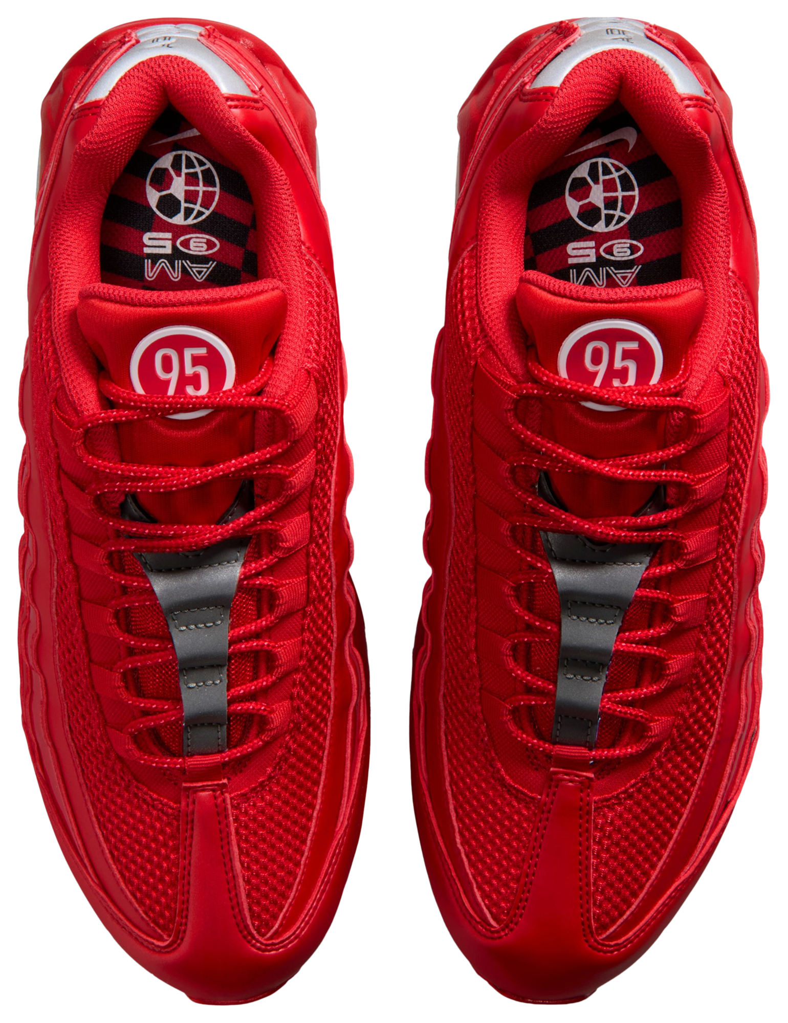 Nike Air Max 95 Big Bubble - Black/White/University Red - Image 4