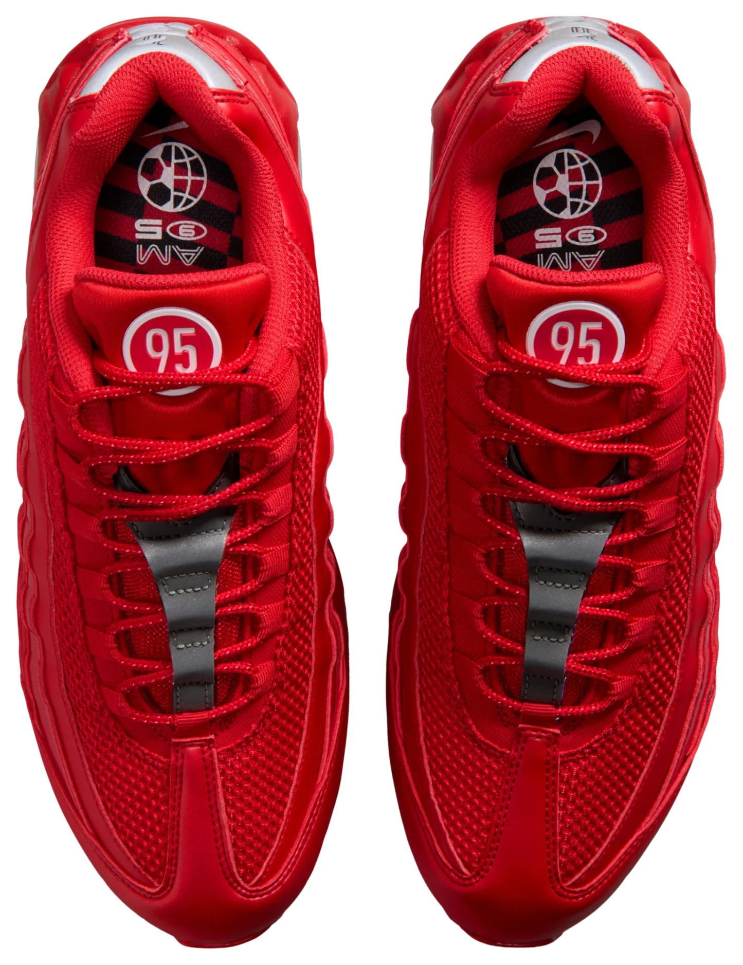 Nike Air Max 95 Big Bubble - Black/White/University Red - Image 4