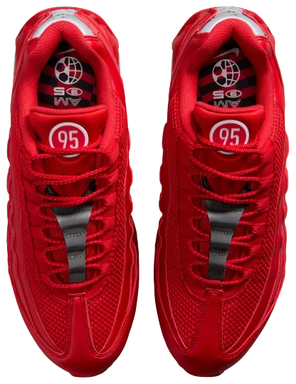 Nike Air Max 95 Big Bubble - Black/White/University Red - Image 4