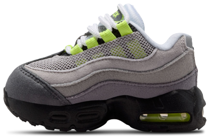 Nike Air Max 95 童款 - Anthracite/Black/Neon Yellow - Image 2