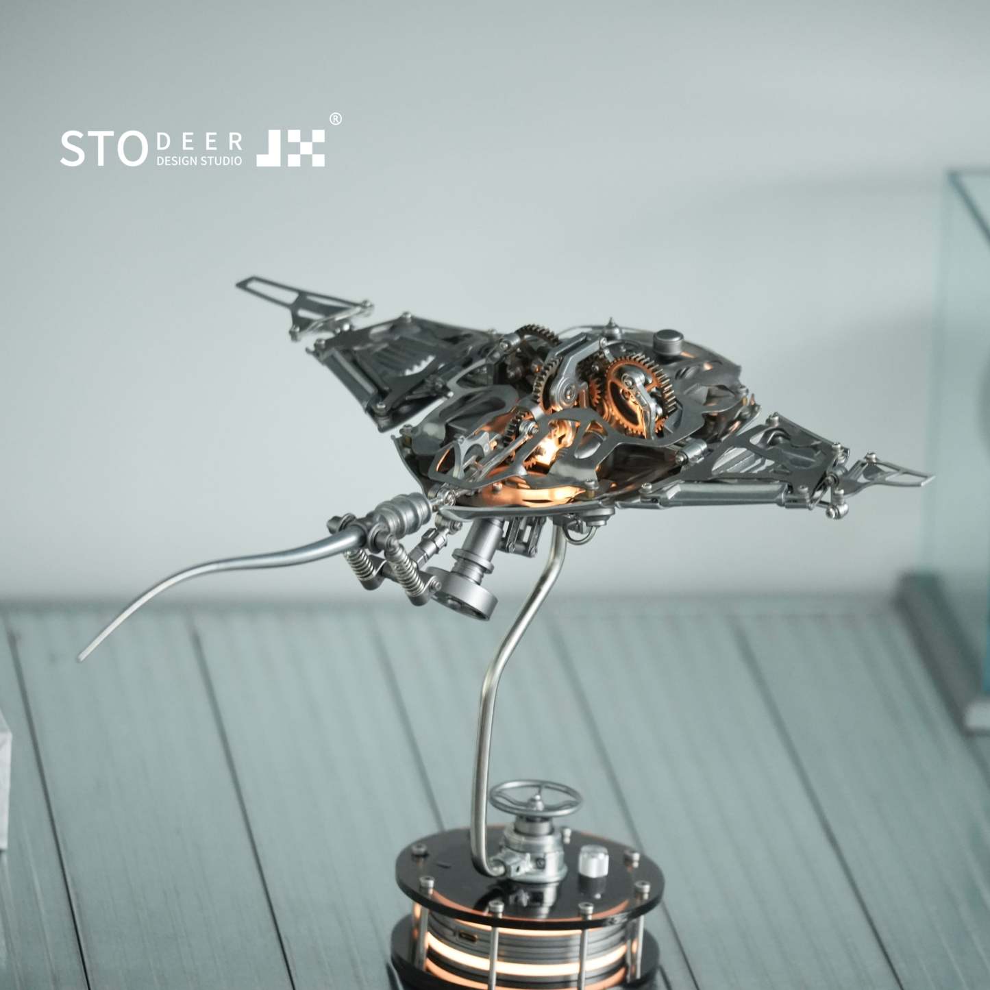 Innovative Mechanical Metal Manta Rays Model Steampunk Style 3D Metal Puzzle Kit SD-01