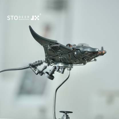 Innovative Mechanical Metal Manta Rays Model Steampunk Style 3D Metal Puzzle Kit SD-01