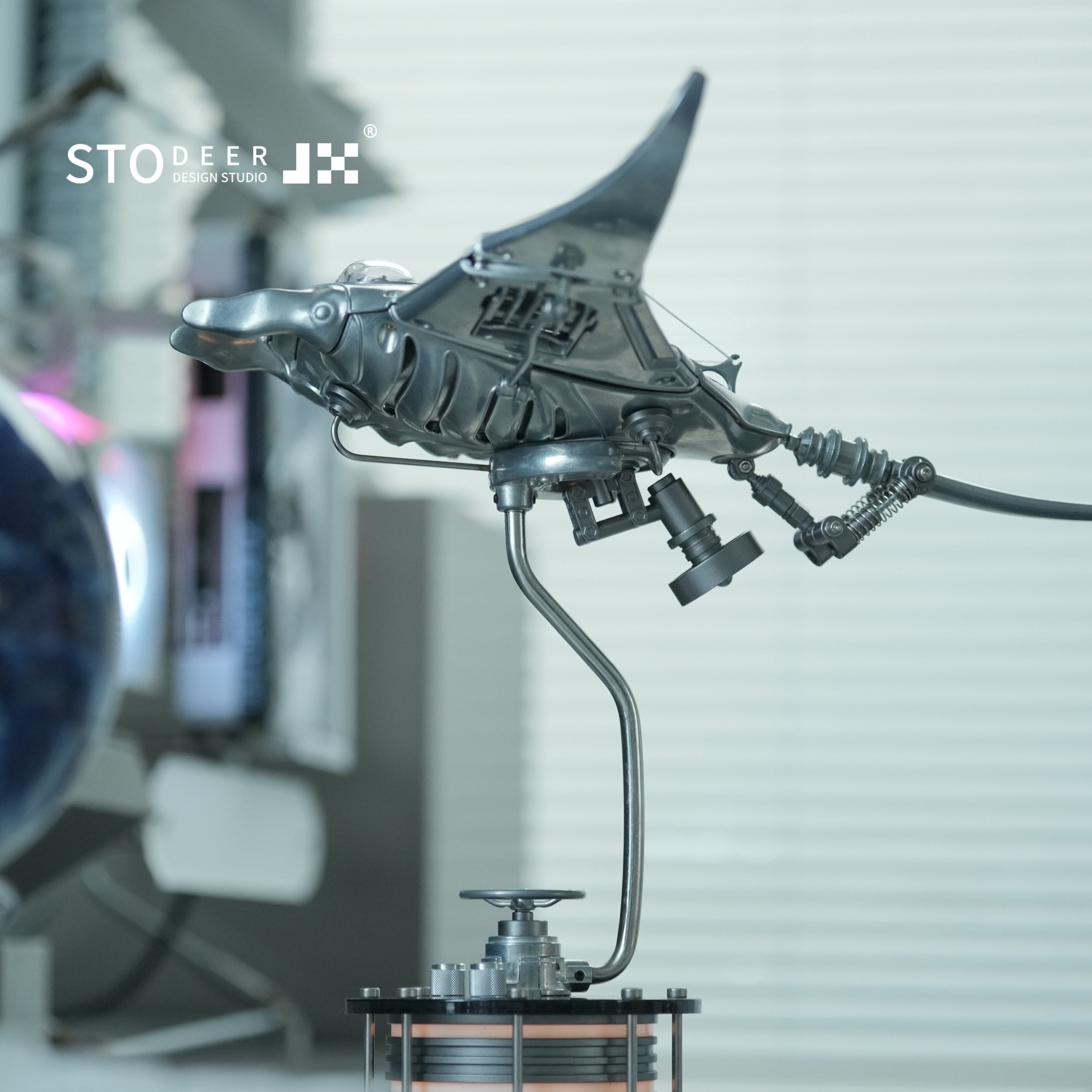 Innovative Mechanical Metal Manta Rays Model Steampunk Style 3D Metal Puzzle Kit SD-01