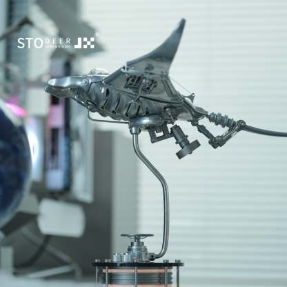 Innovative Mechanical Metal Manta Rays Model Steampunk Style 3D Metal Puzzle Kit SD-01