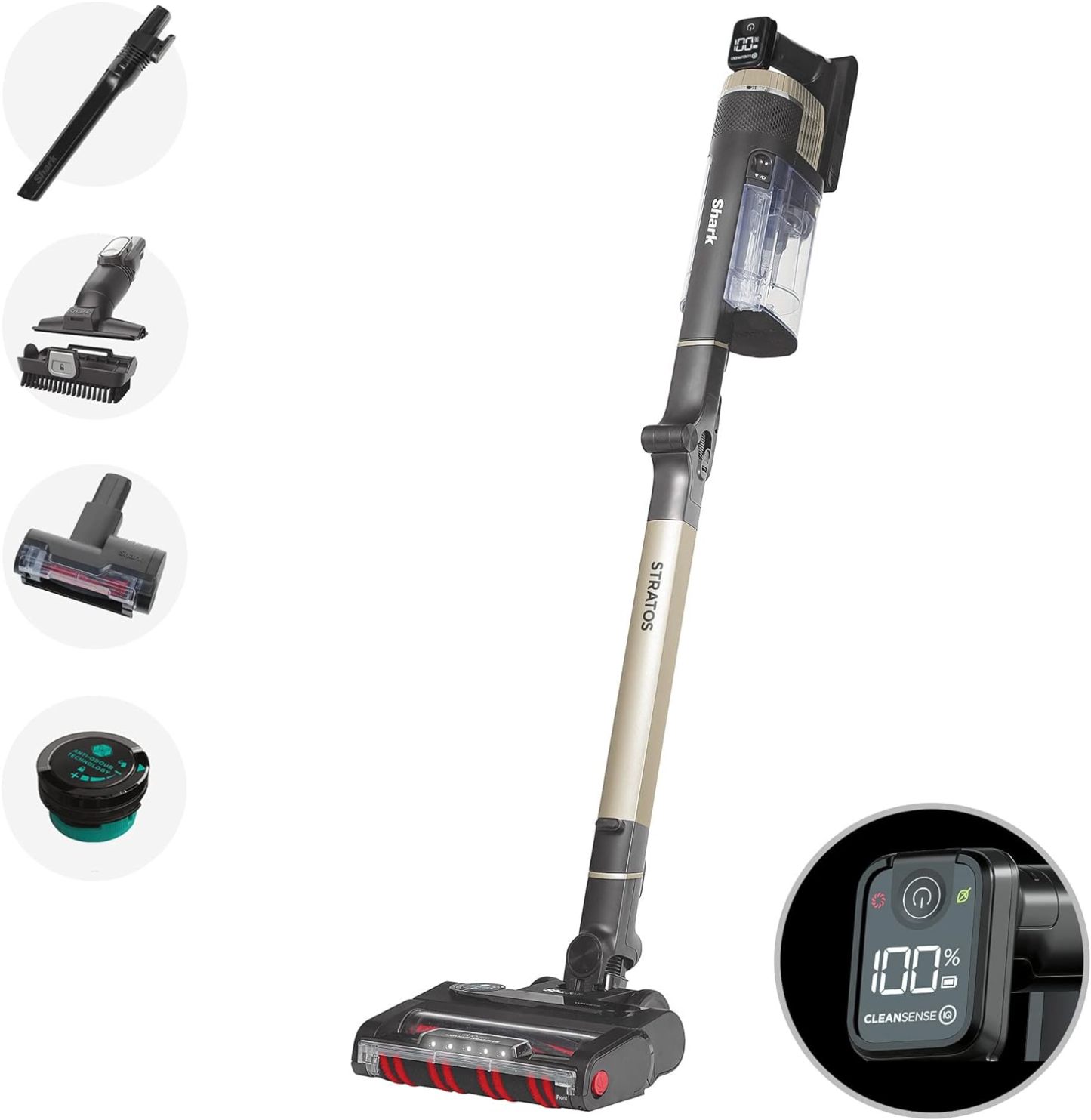 Shathtrk Strthtatos Corthtdless Stick Vacuum Cleaner Pet Pro with Anti Hair Wrap Plus