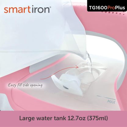 Oliso TG1600 Pro Plus 1800 Watt SmartIron with Auto Lift - for Clothes, Sewing, Quilting and Crafting Ironing | Diamond Ceramic-Flow Soleplate Steam Iron, Yellow