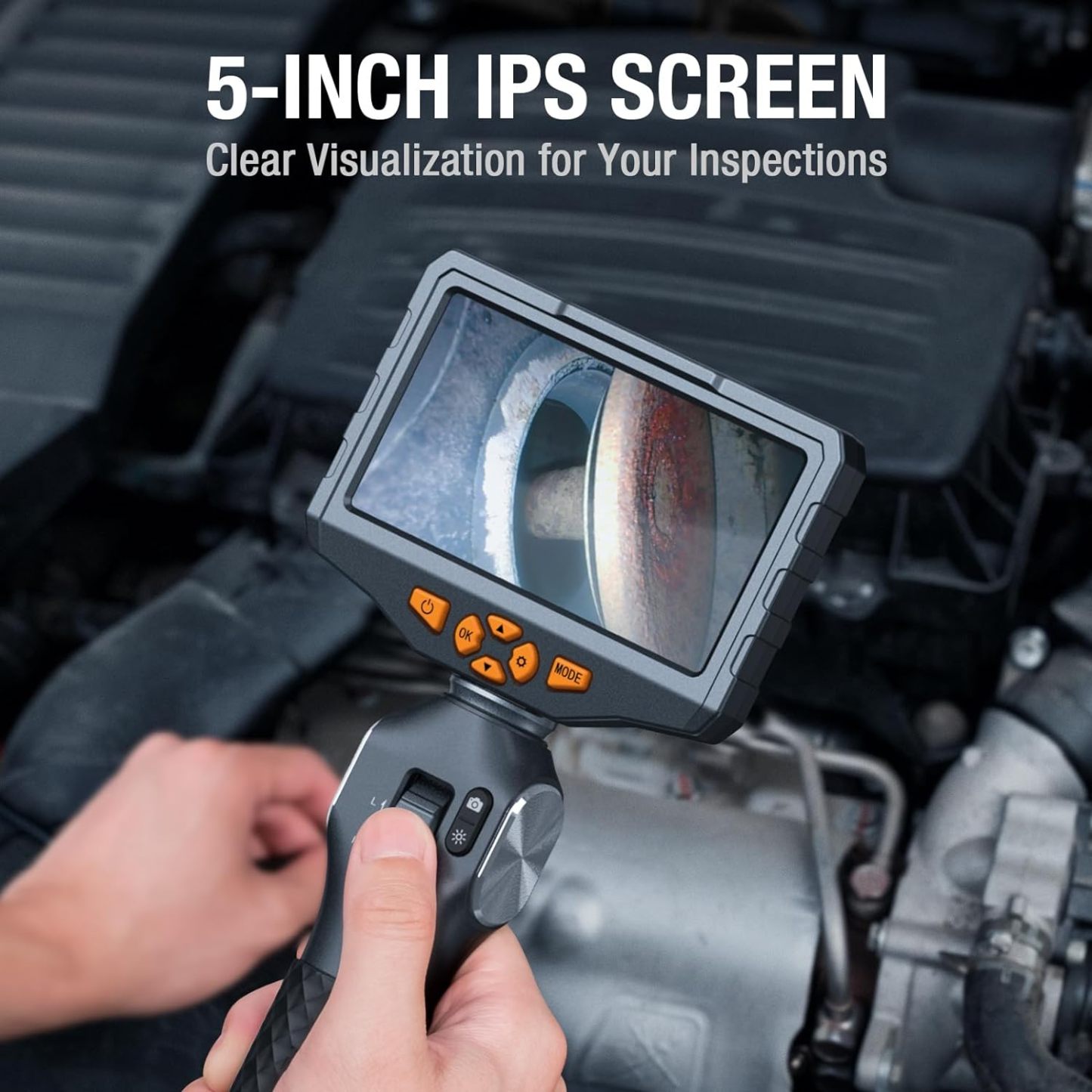 Christmas in July Special Sale - Two-Way Articulating Borescope with Light