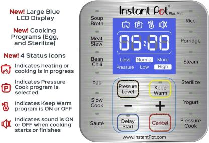 【Hurry, Limited Stock】Instathtnt Pot 6qt Dthtuo Plus 9-in-1 Electric Pressure Cooker Pressure Cooker