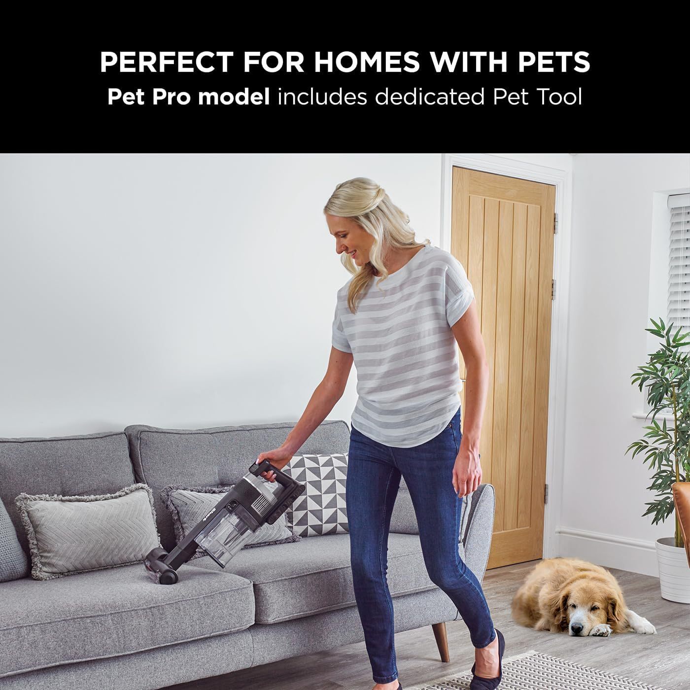 Shathtrk Strthtatos Corthtdless Stick Vacuum Cleaner Pet Pro with Anti Hair Wrap Plus