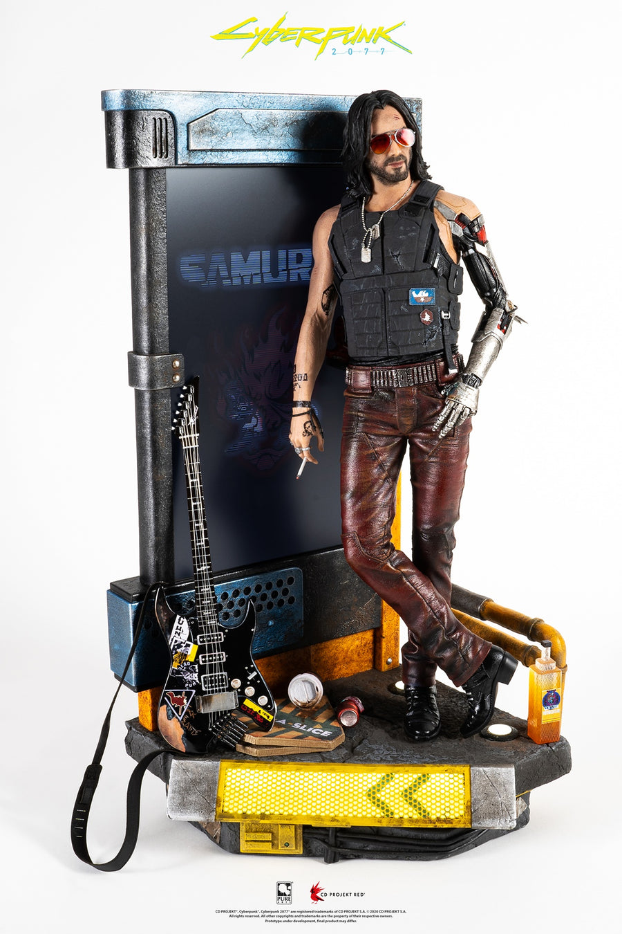 LIMITED EDITION - CYBERPUNK 2077 JOHNNY SILVERHAND 1/4 SCALE STATUE
