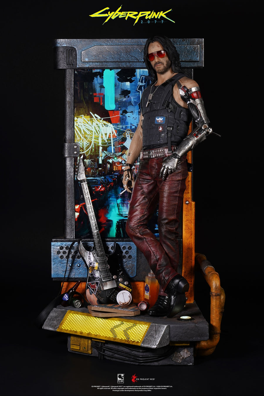 LIMITED EDITION - CYBERPUNK 2077 JOHNNY SILVERHAND 1/4 SCALE STATUE