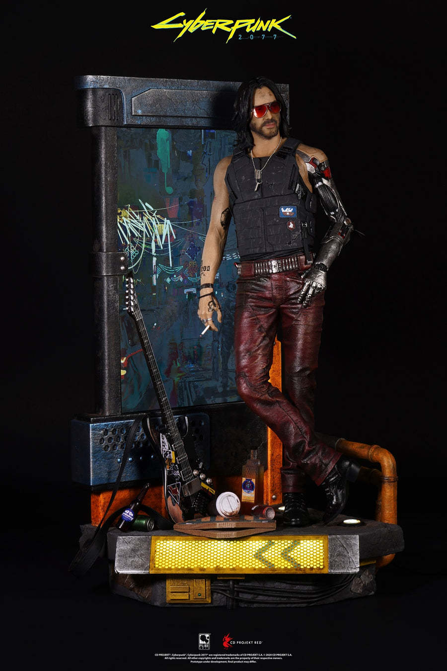 LIMITED EDITION - CYBERPUNK 2077 JOHNNY SILVERHAND 1/4 SCALE STATUE