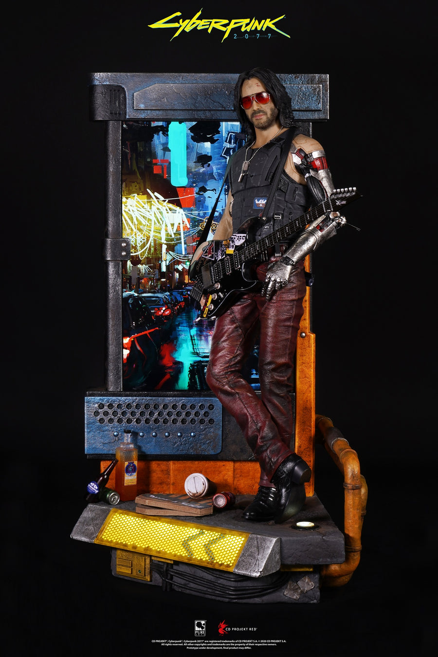 LIMITED EDITION - CYBERPUNK 2077 JOHNNY SILVERHAND 1/4 SCALE STATUE