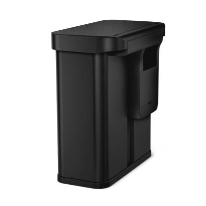 Simpleththuman 58 litre dual compartment rectangular sensor bin with voice and motion control