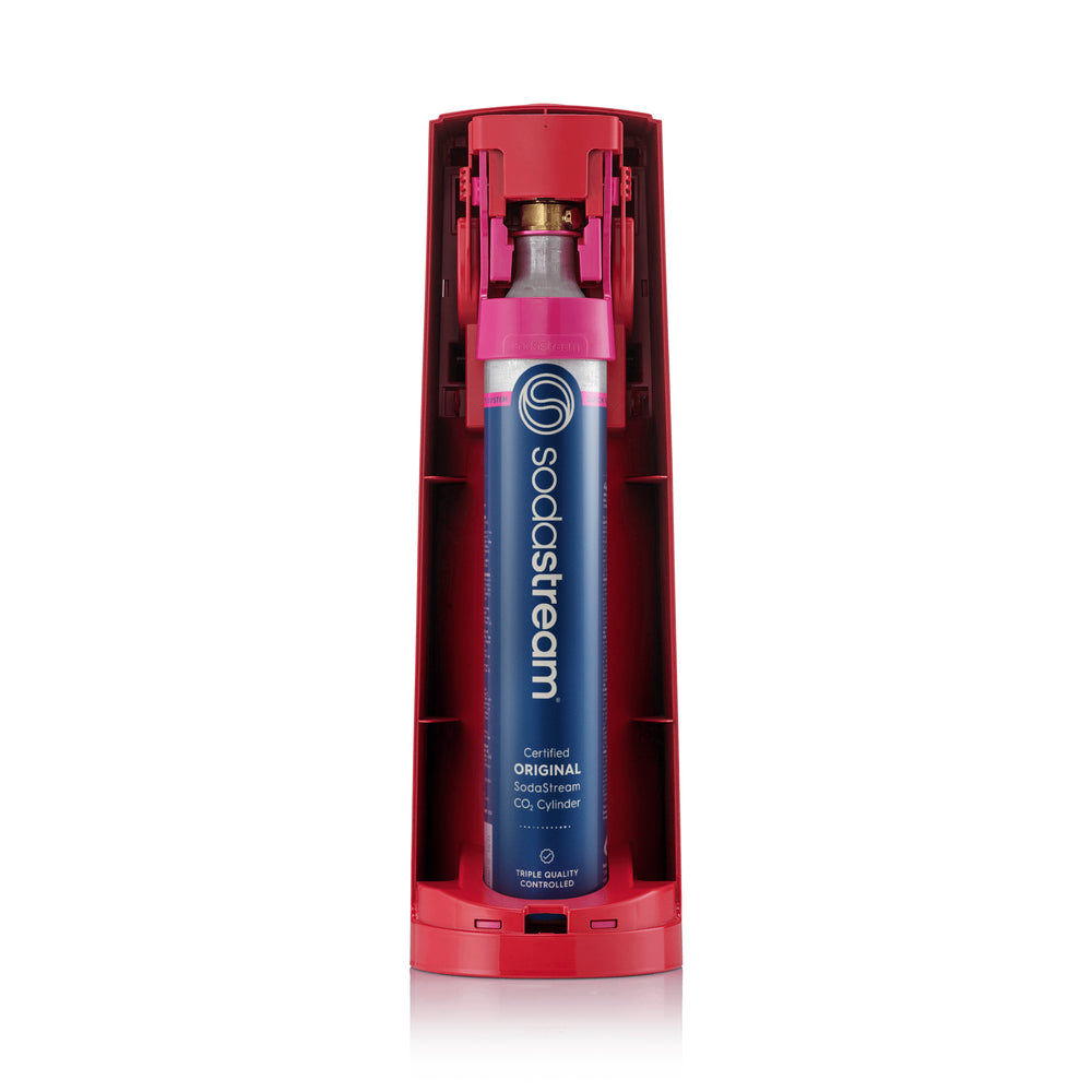 SodaStream FIZZI Sparkling Water Maker, 60L CO2 cylinder and 1L plastic bottle included, Black, Soda Maker